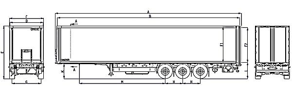 Полуприцеп фургон промтоварный Wielton NS 3 F