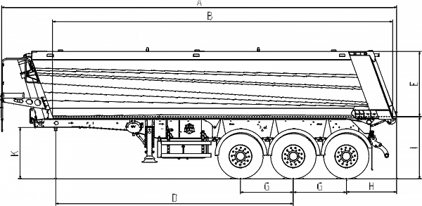 Cамосвальный полуприцеп Wielton NW 3 S 38 HP M4 KONISCH